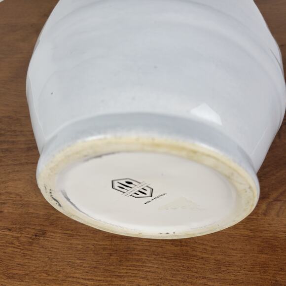 ARHAUS TABLE Water Pitcher 8" White Pottery Ceramic Vase Home Kitchen Portugal - Picture 16 of 16